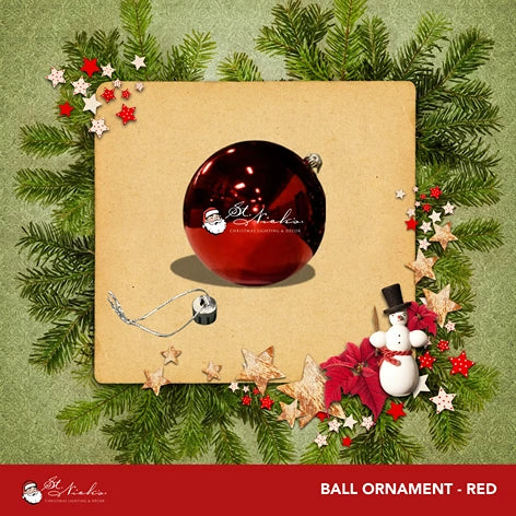 Red-Shiny-with-St-Nick_s-Logo-Ball-150MM-2