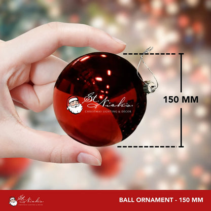 Red-Shiny-with-St-Nick_s-Logo-Ball-150MM-4