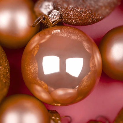 Rose-Gold-Ornament-Shiny-Ball-2