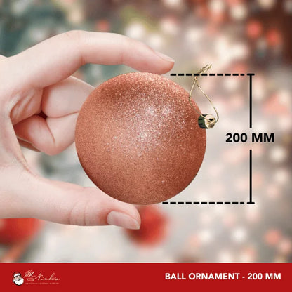 Rosegold-Glitter-Ball-200MM-4
