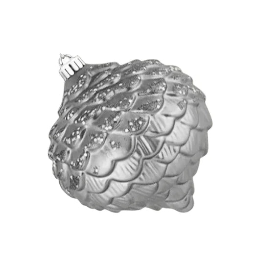 Silver-Ornament-Glitter-Acorn-1