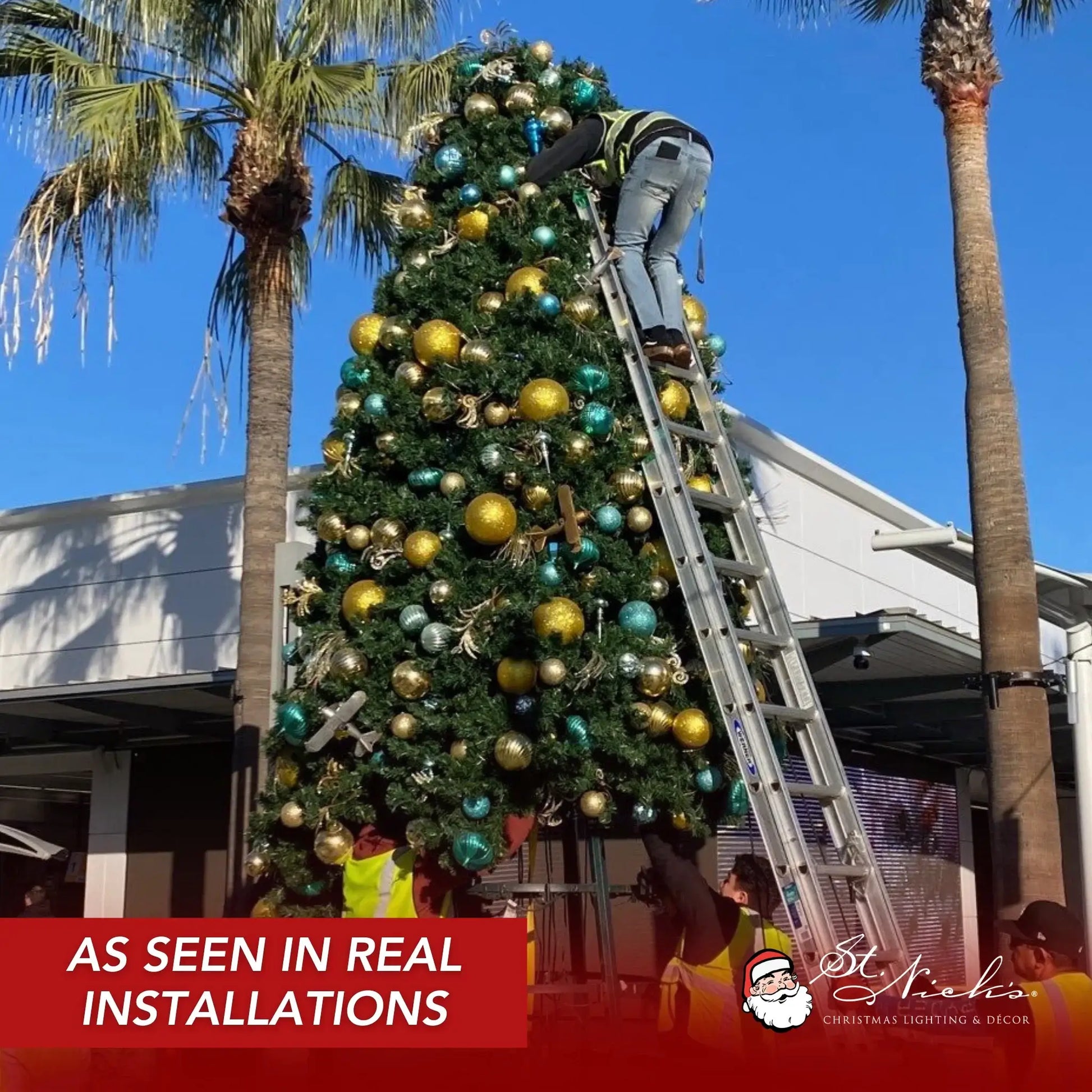 Silver-Shiny-Finials-Installation-6