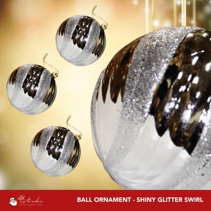 Silver-Shiny-With-Glitter-Swirl-Ball-Ornament-150MM-3