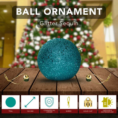 Teal-Glitter-Sequin-Ball-100MM-6