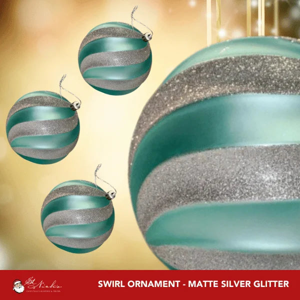 Teal-Matte-With-Silver-Glitter-Swirl-150MM-3