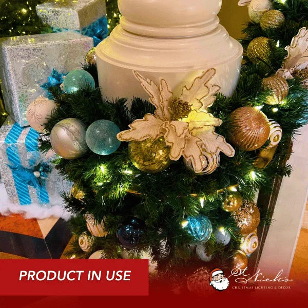 Teal-Ornament-Glitter-Ball-8