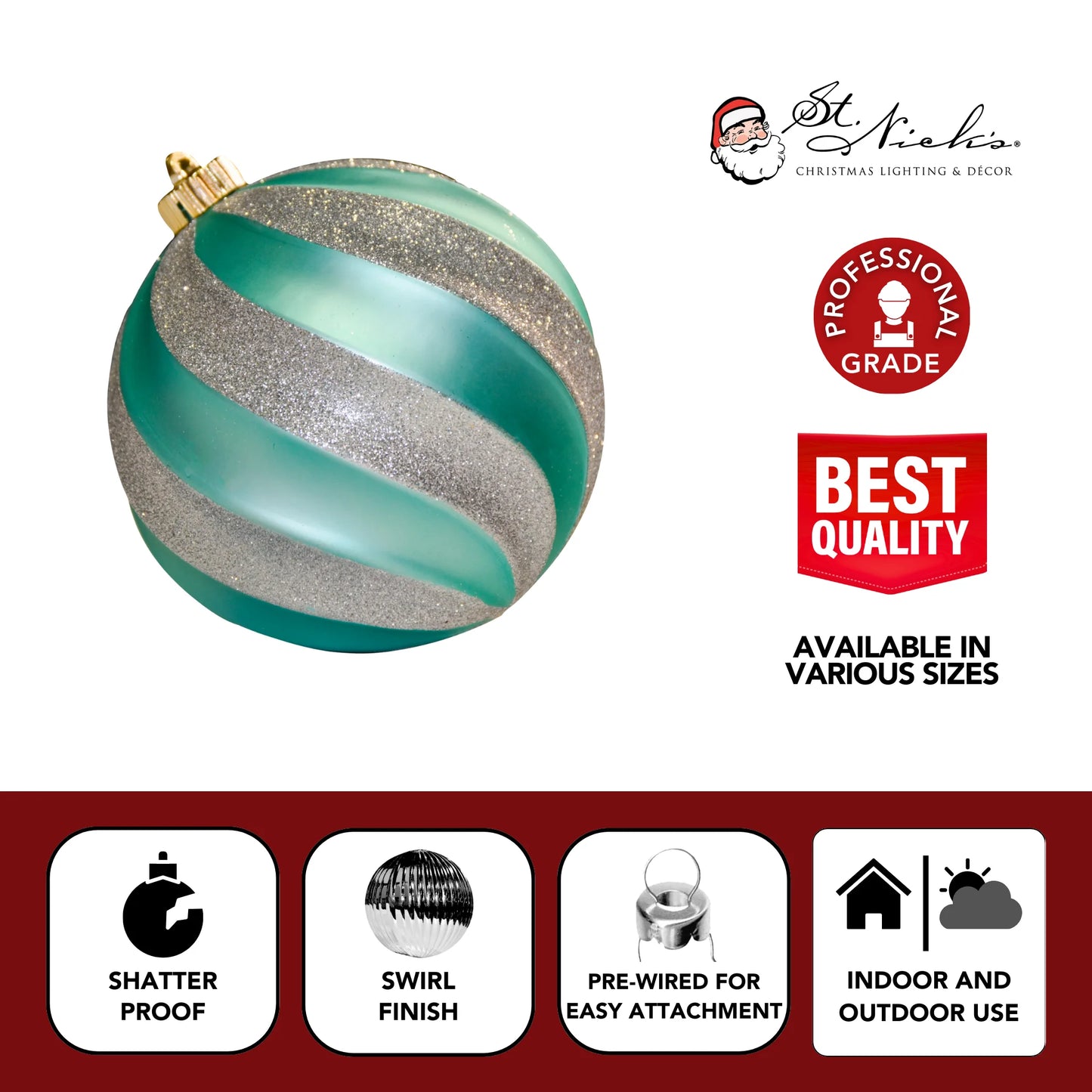 Teal-Ornament-Matte-With-Silver-Glitter-Swirl-3