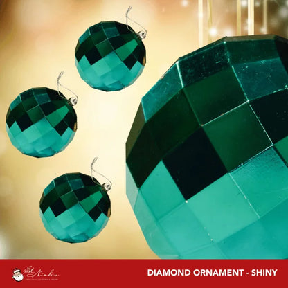 Teal-Ornament-Shiny-Diamond-150MM-3