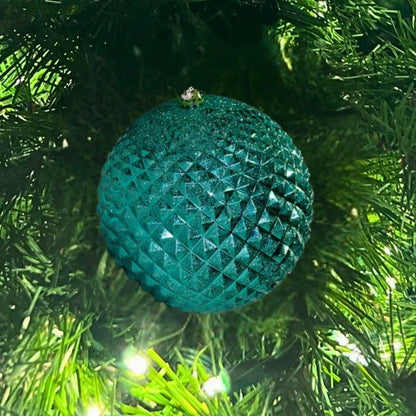 Teal-Ornament-Shiny-With-Glitter-Durian-2