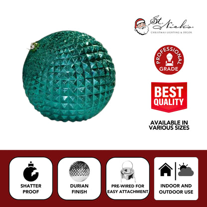 Teal-Ornament-Shiny-With-Glitter-Durian-3