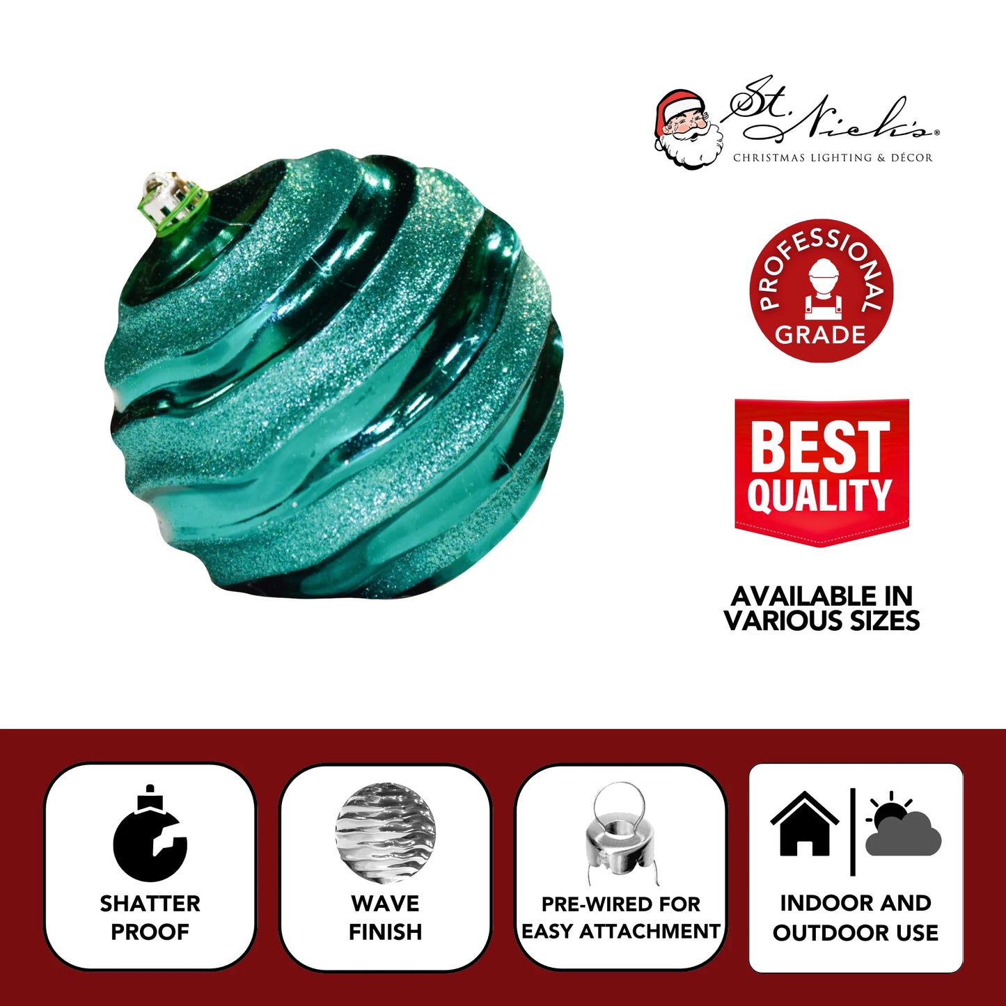 Teal-Ornament-Wave-Shiny-with-Glitter-3