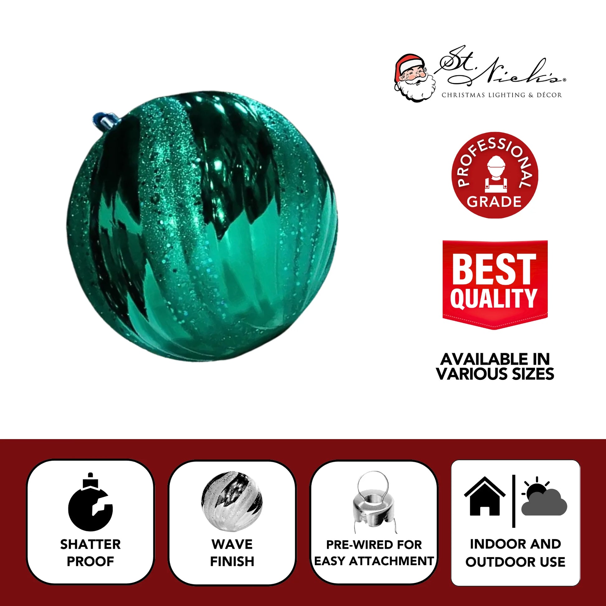 Teal-Ornament-Wave-Shiny-with-Glitter-Sequin-3