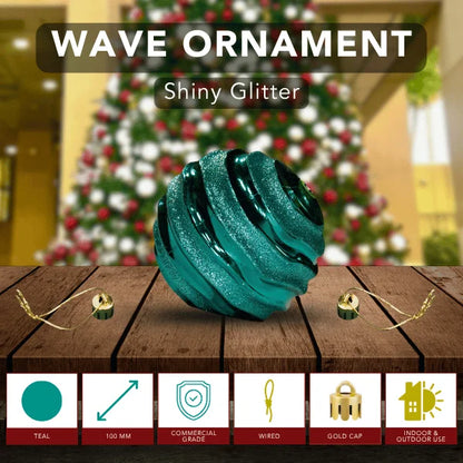 Teal-Shiny-with-Glitter-Wave-100MM-6