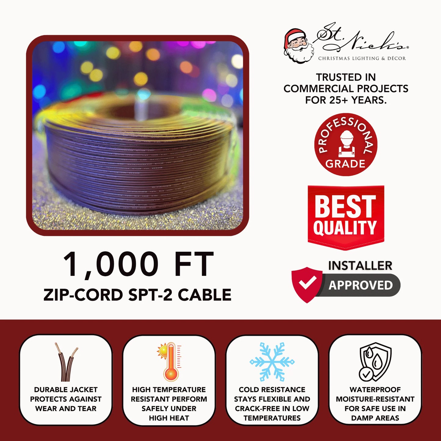 Zip-cord-SPT-2-Cable-Brown-1000FT-3