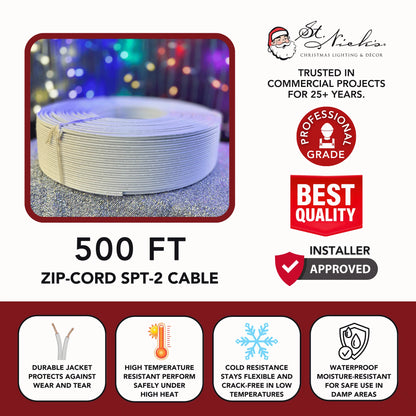 Zip-cord-SPT-2-Cable-White-500FT-3