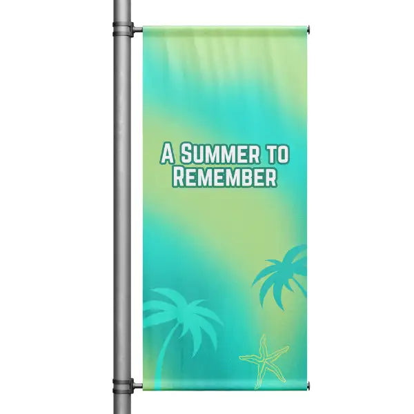 a-summer-to-remember-pole-banner