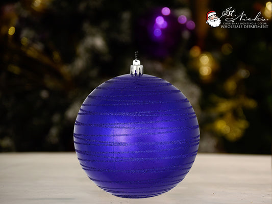 blue-glitter-candy-christmas-tree-decor-ornament-150mm-st-nicks-CA