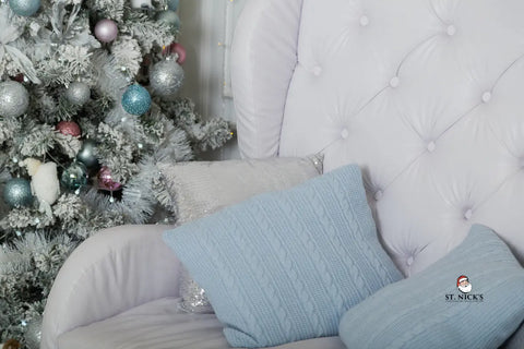 blue-silver-and-rose-gold-christmas-theme-flocked-tree