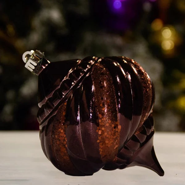 brown-shiny-with-glitter-sequin-wave-christmas-tree-decor-ornament