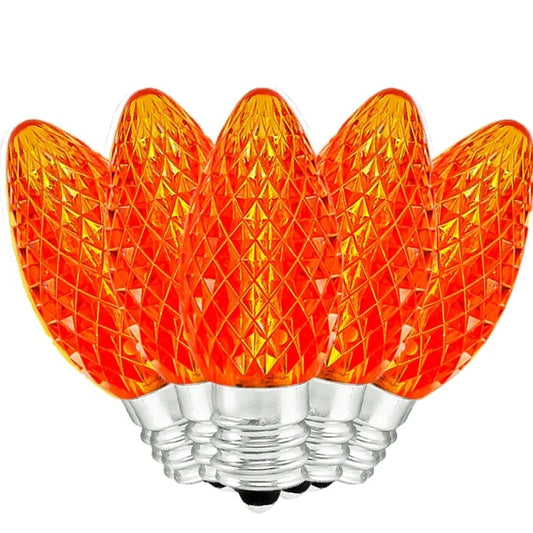 christmas-lighting-led-c7-bulb-orange-faceted-st-nicks-CA