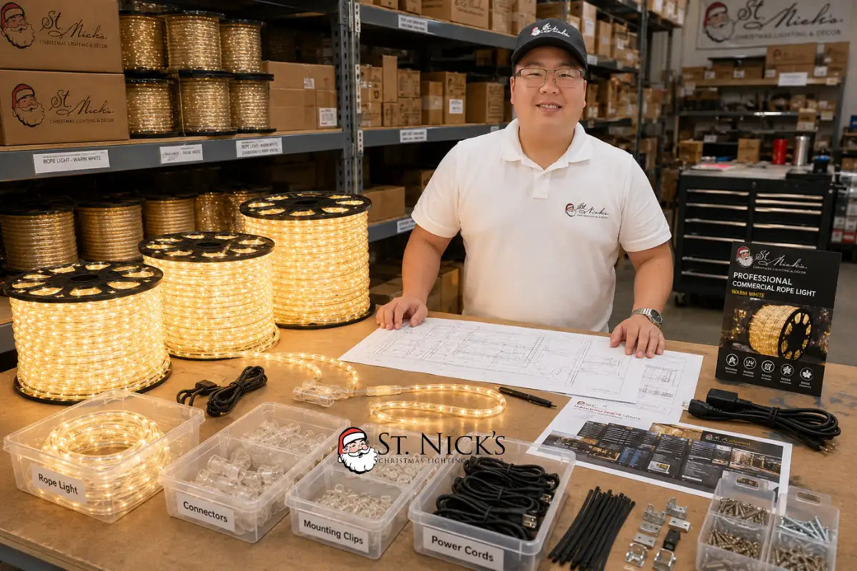 Commercial lighting procurement and replacement inventory planning