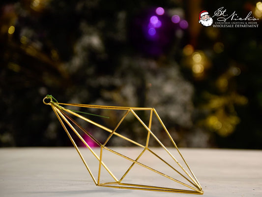 gold-geometric-christmas-tree-decor-ornament-150mm-st-nicks-CA
