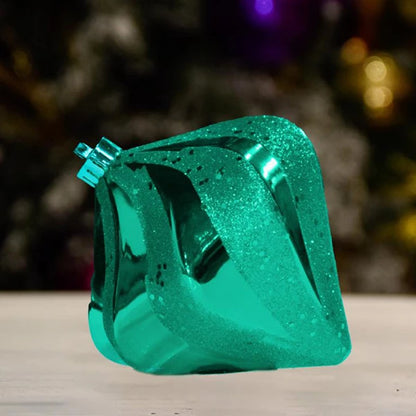 green-aqua-shiny-drop-decor-ornament-200mm