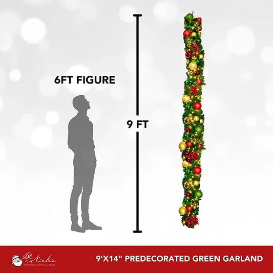 green-garland-predecorated-red-green-gold-with-warm-white-lights-9X14-02