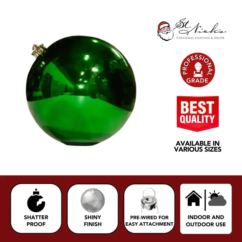 Green-Ornament-Shiny-Ball-3