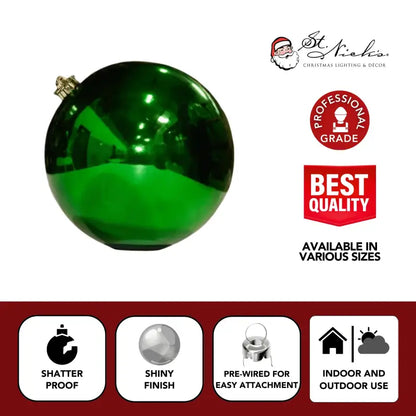 Green-Ornament-Shiny-Ball-3