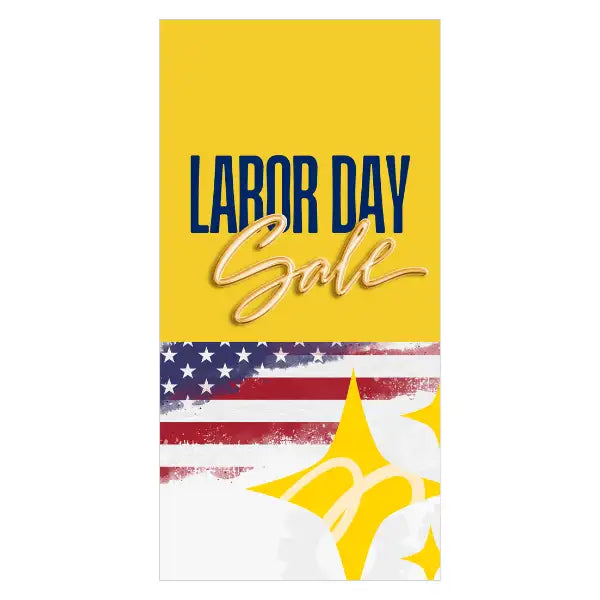Labor Day Sale Pole Banner