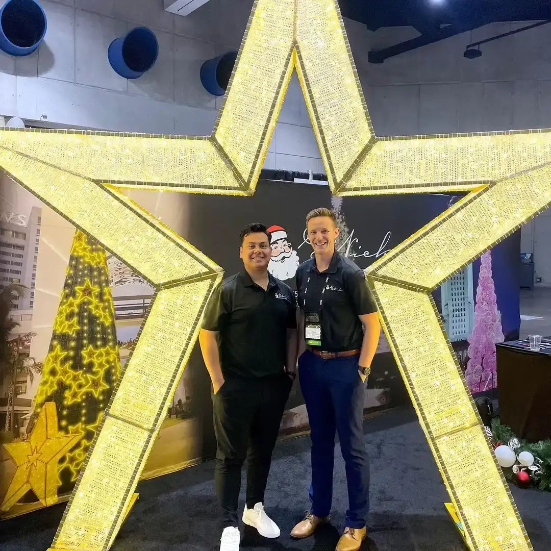  large decorative star  walkthrough indoors