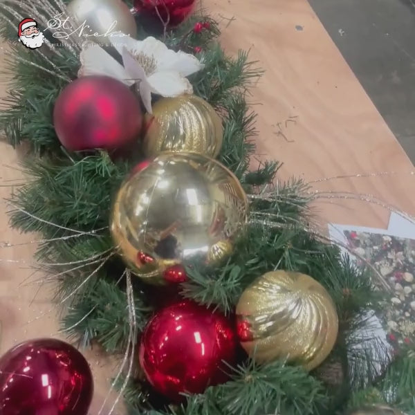 Burgundy-Ornament-Shiny-Ball-4