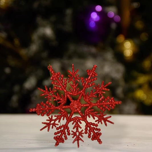 red-snowflakes-glitter-75mm-ornament-559