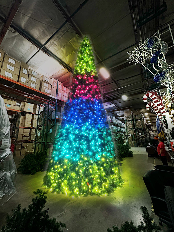 RGB Panel Tree - 20FT – St. Nick's Christmas Lighting