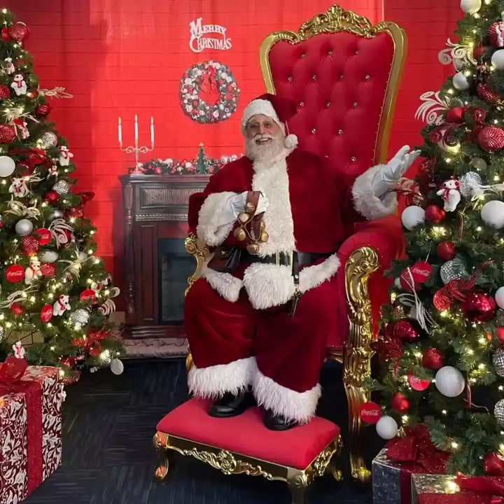 Santa Chair for Commercial Christmas Decor and Holiday Events – St ...
