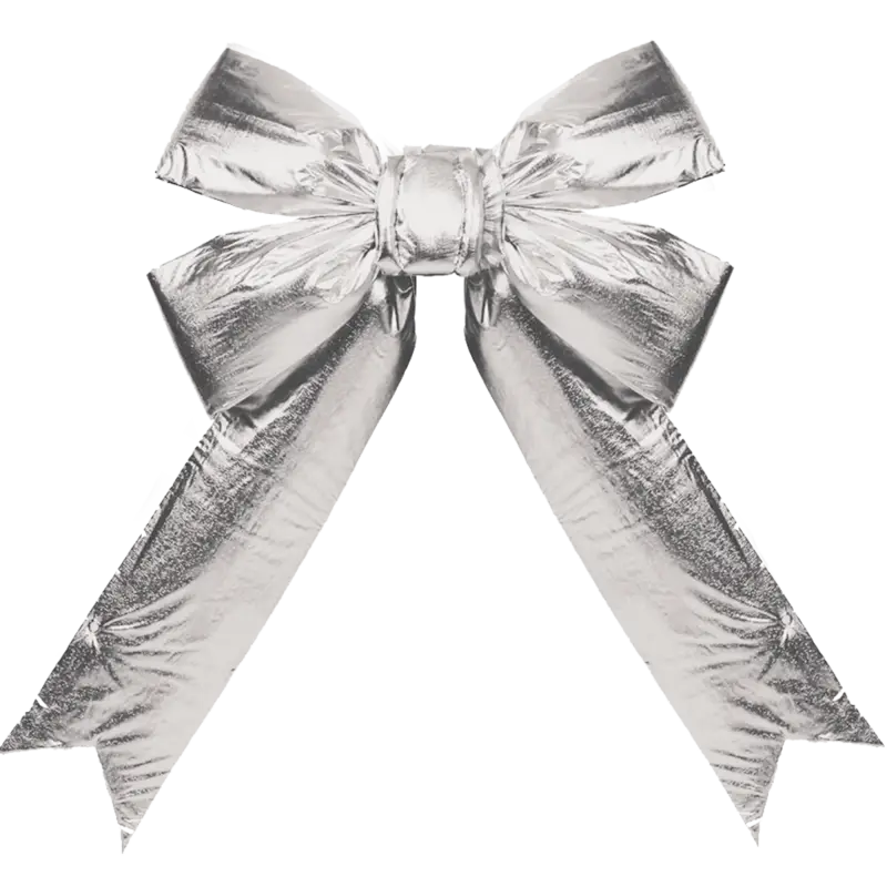 silver-mylar-bow-non-lighted-display-