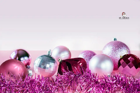 pink-raspberry-and-silver-christmas-ornaments