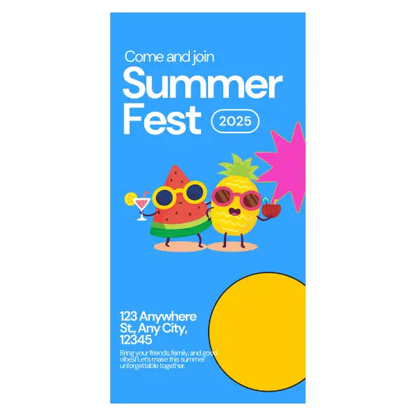 Promotional poster for Summer Fest 2025 