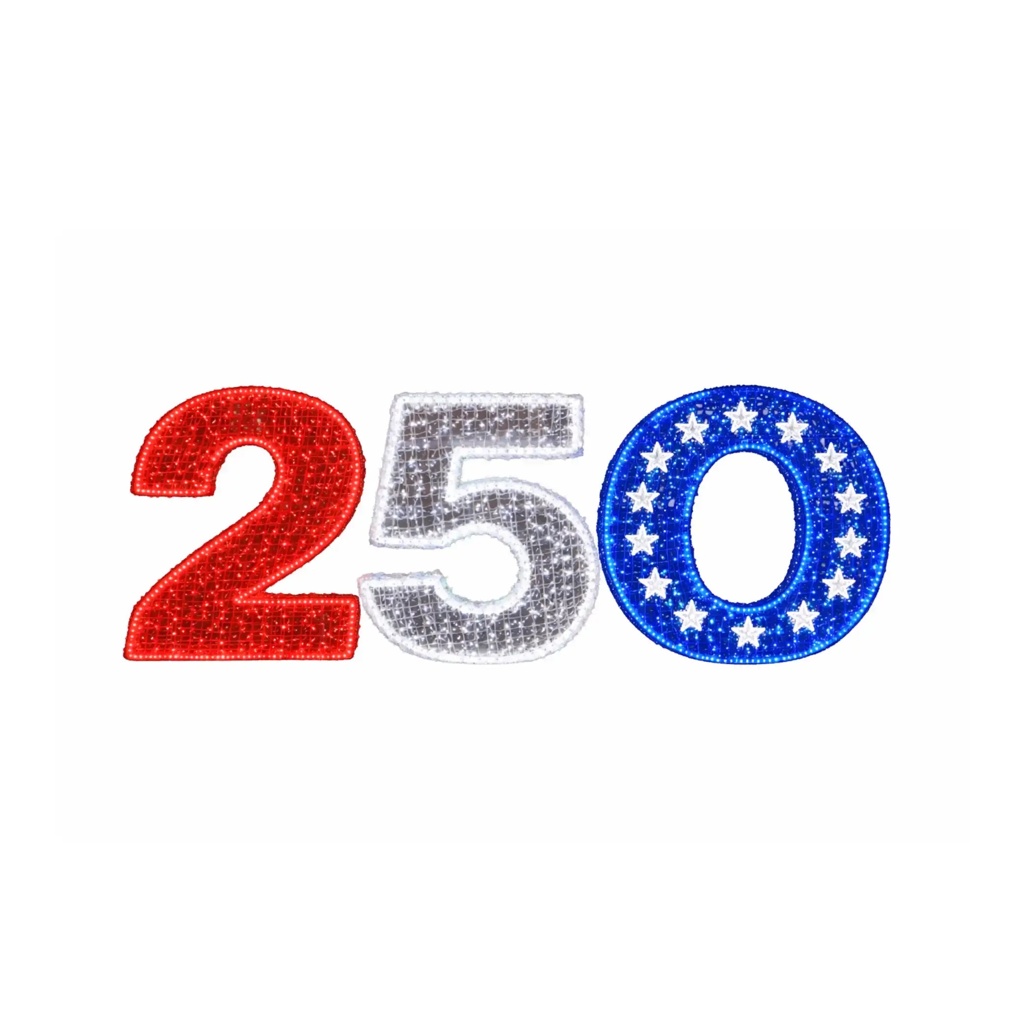 5FT America 250 LED Lighted Display Holiday Seasonal Decor – St. Nicks ...